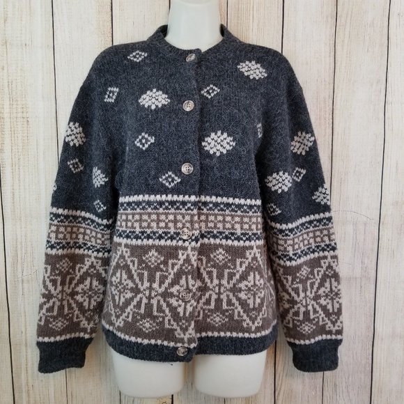 Eddie bauer Sweaters - Eddie bauer fair isle wool alpaca sweater